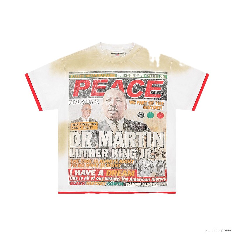 Valley Historical Print Vintage Off-white T-shirt