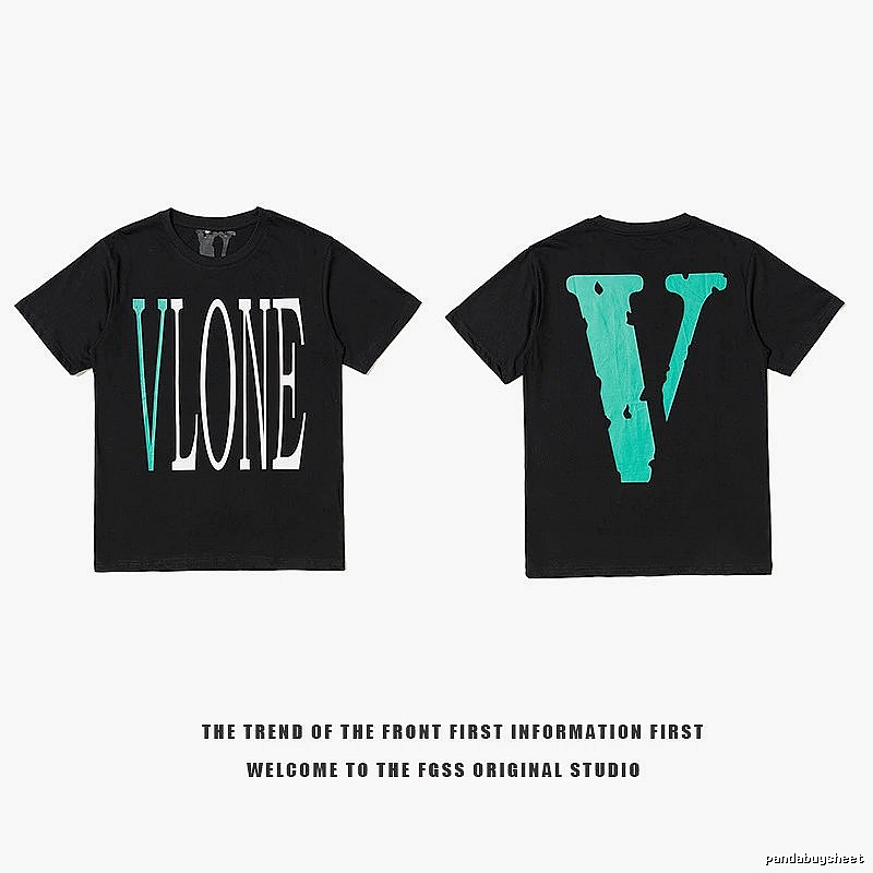 Vlone Lightweight Logo T-shirt Black Purple Vlone for Trend Styling