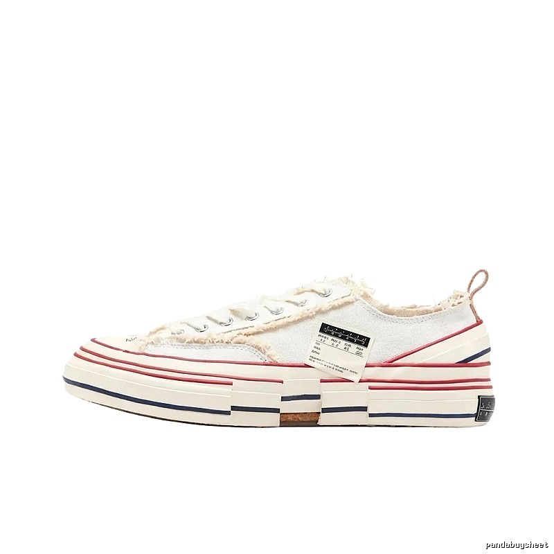 Xvessel Vulcanized Retro-style White Shoes