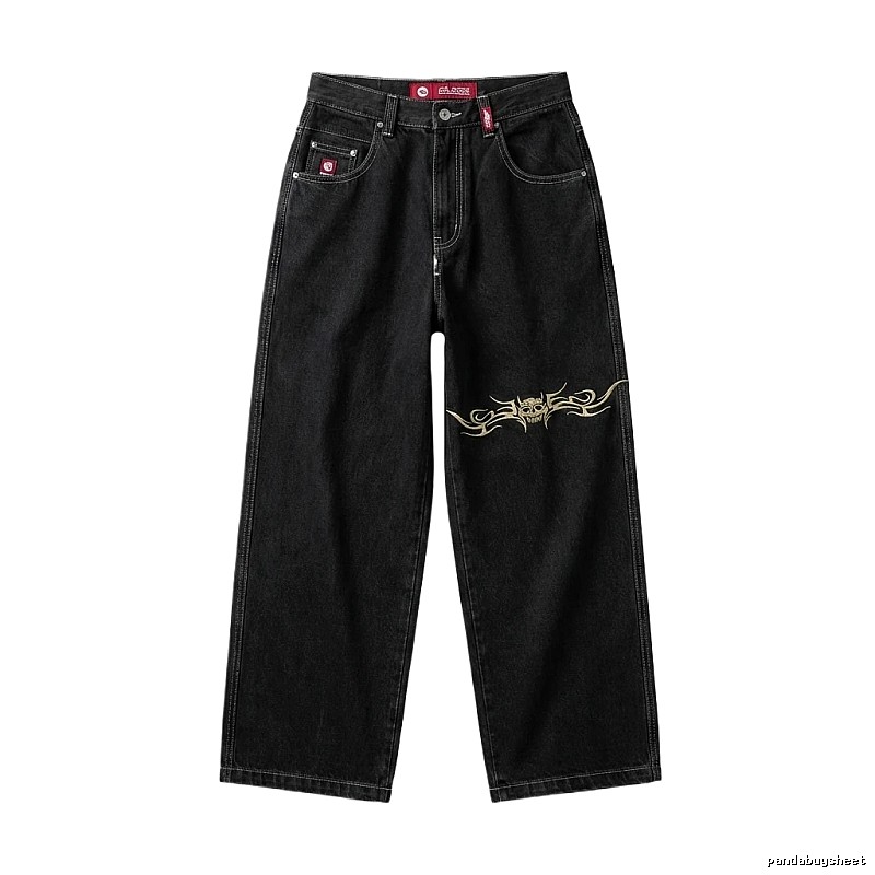 Y2K style black jeans