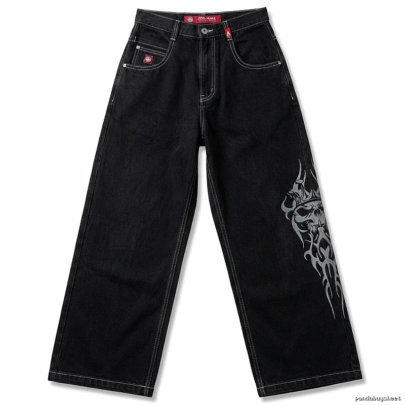 Y2K style black jeans