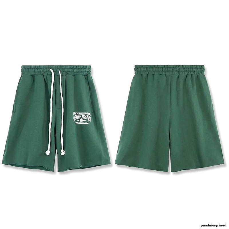 DENIM TEARS American Retro Green Shorts