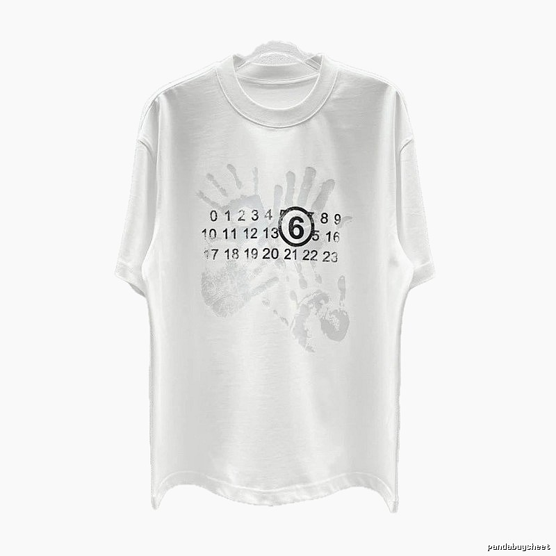 Maison Margiela MM6 Street Style White T-Shirt