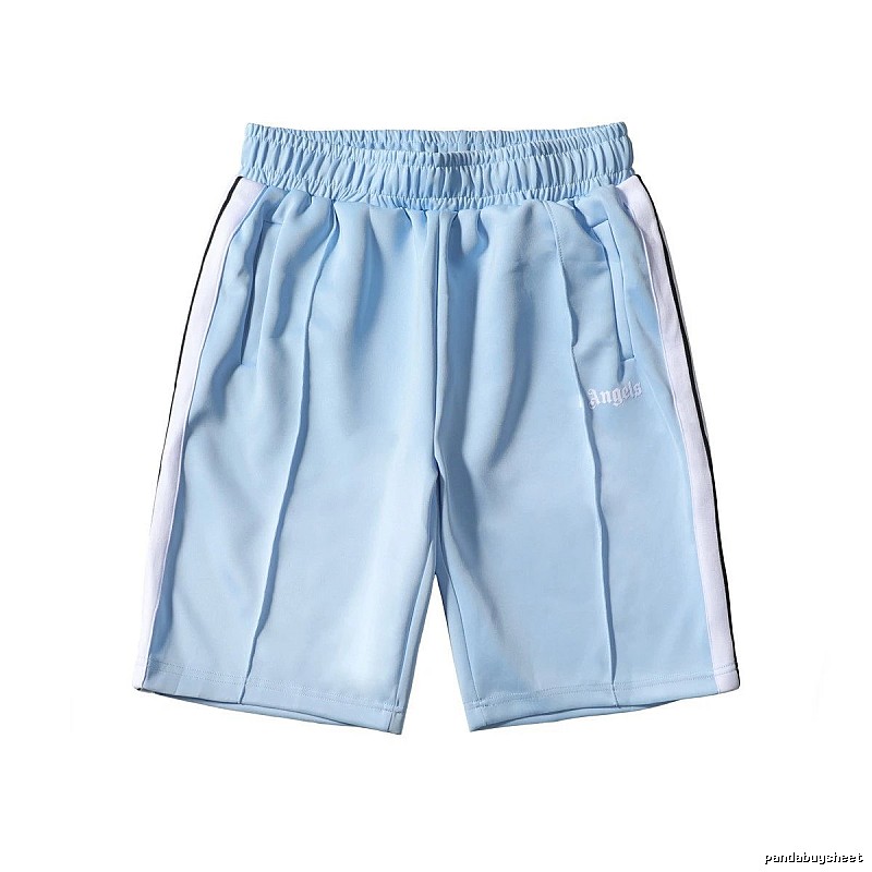 Palm Angels Travel Track shorts Black Side Stripe with Modern Look