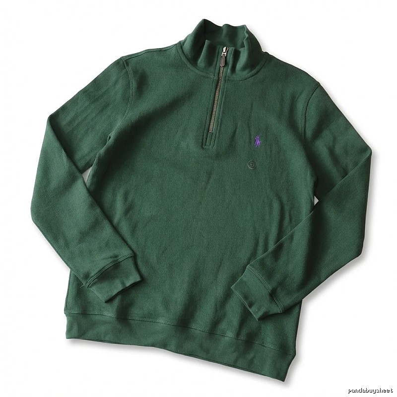 Ralph Lauren retro style dark green sweatshirt
